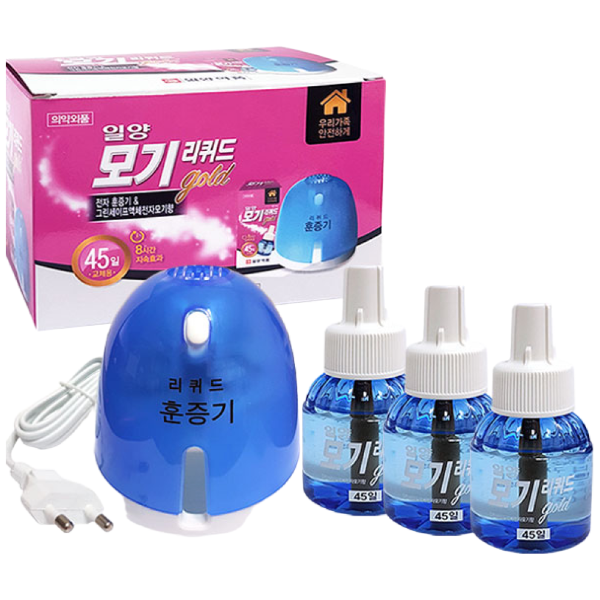 일양약품 일양 액체모기향세트(훈증기 1+액체모기향 3), 4개, 1세트 13,400원