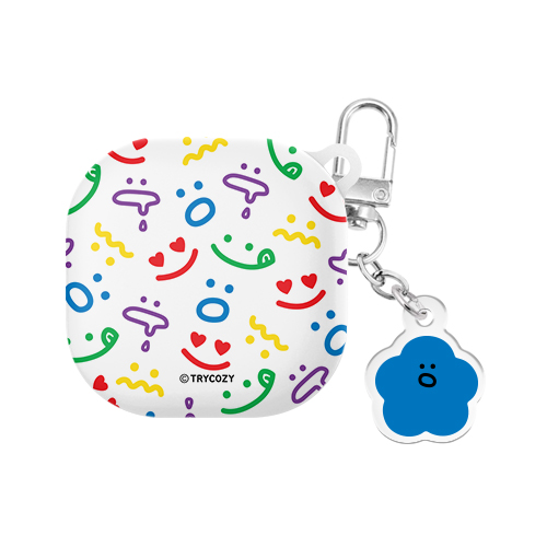 와글와글 컬러 패턴 버즈라이브/버즈3/버즈3프로 하드 케이스 +아크릴 키링 세트 16,900원