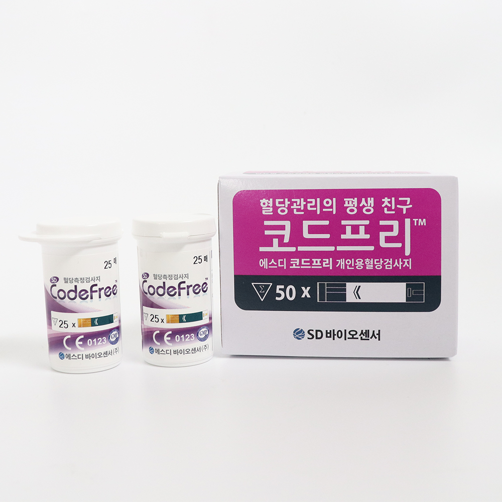 에스디바이오센서 개인용 혈당 측정 검사지, 2개, 50개입, 현재가 19,280원
