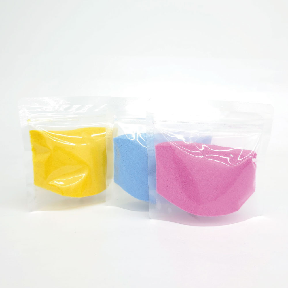 [꼬메빔보] #입자가고운 색모래 250g(24색) , 반짝이100g(3색), 15.청록색, 1개 2,400원