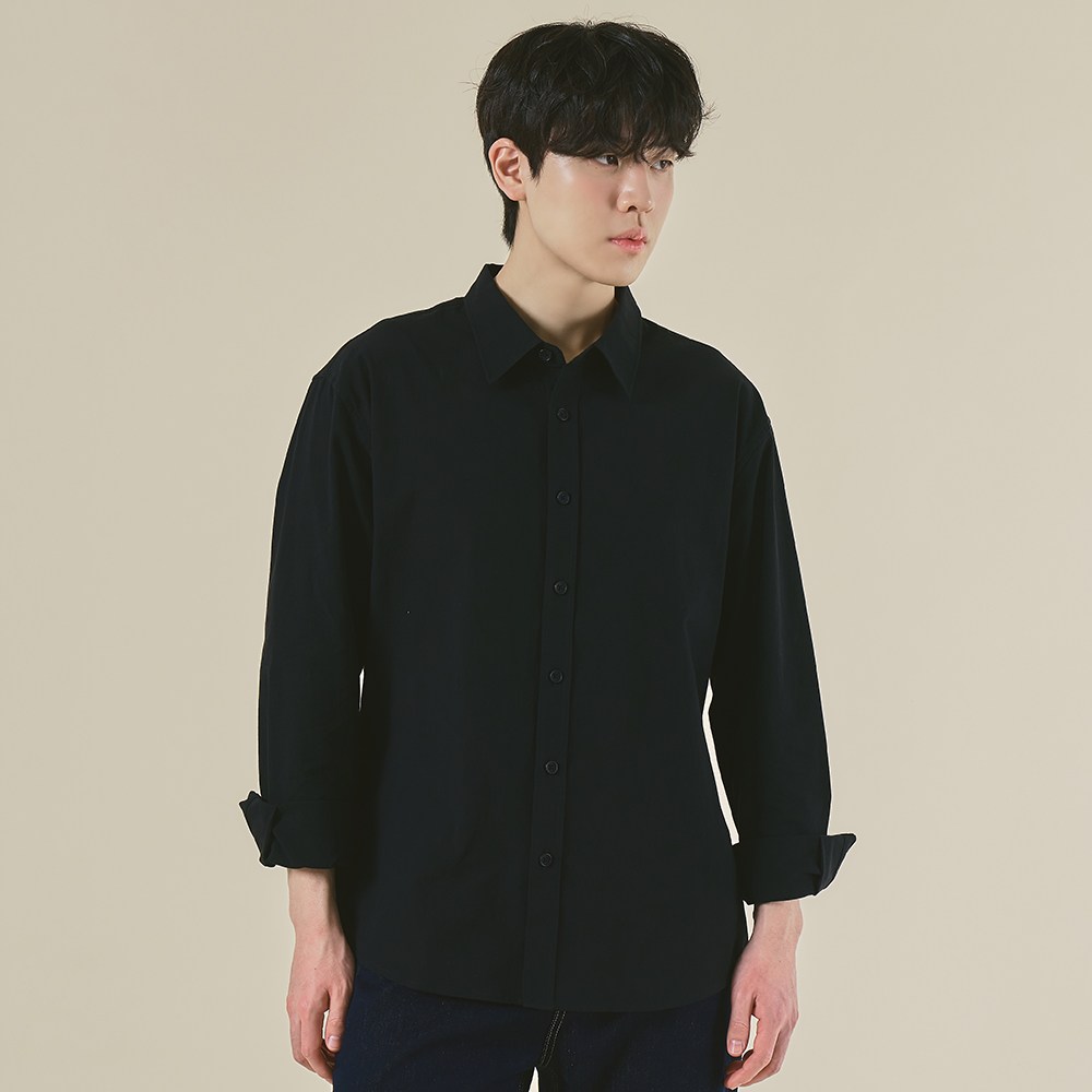 벨로시티 남자 봄 코튼 셔츠 세미오버핏 긴팔 린넨 캐주얼 16,600원