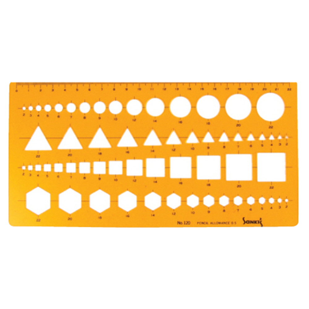 산키스 템플레이트 종합형판 도형자 No 120 4,680원