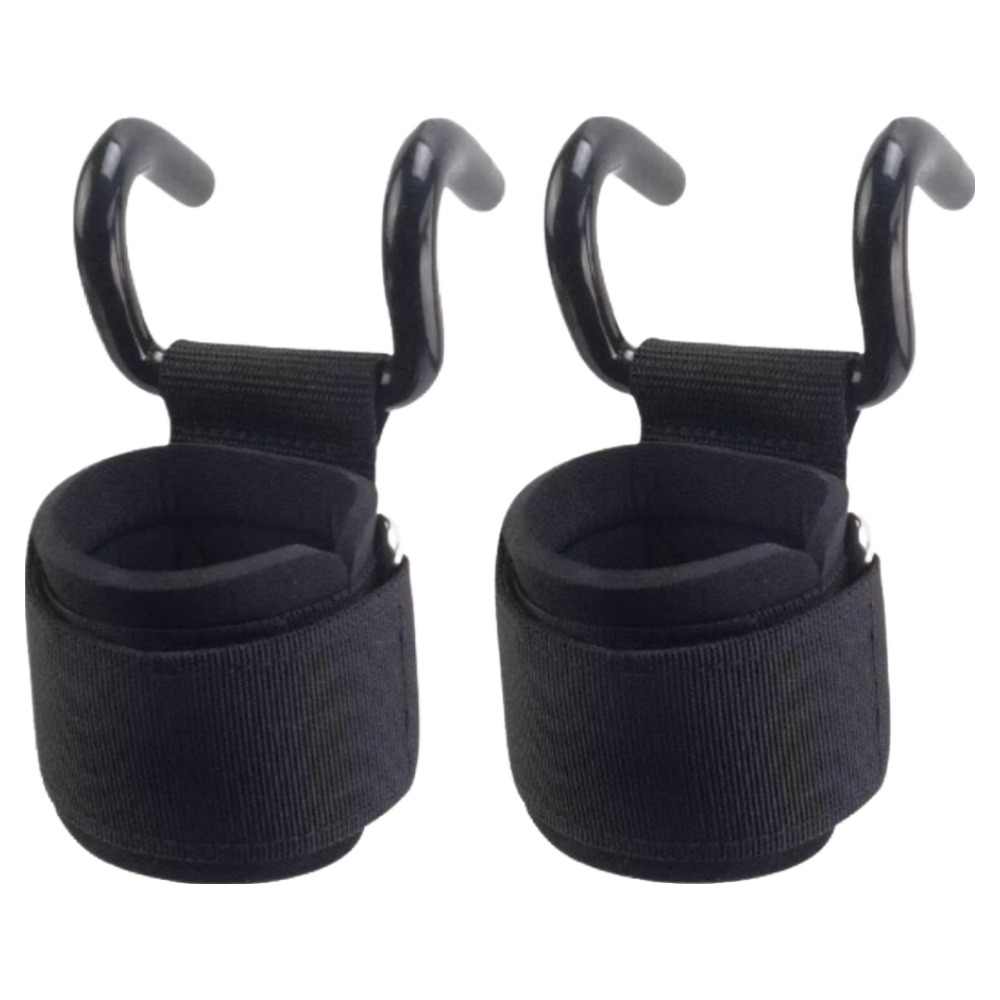 온트리 풀업 미끄럼방지 후크 스트랩, 블랙, 2개 6,400원