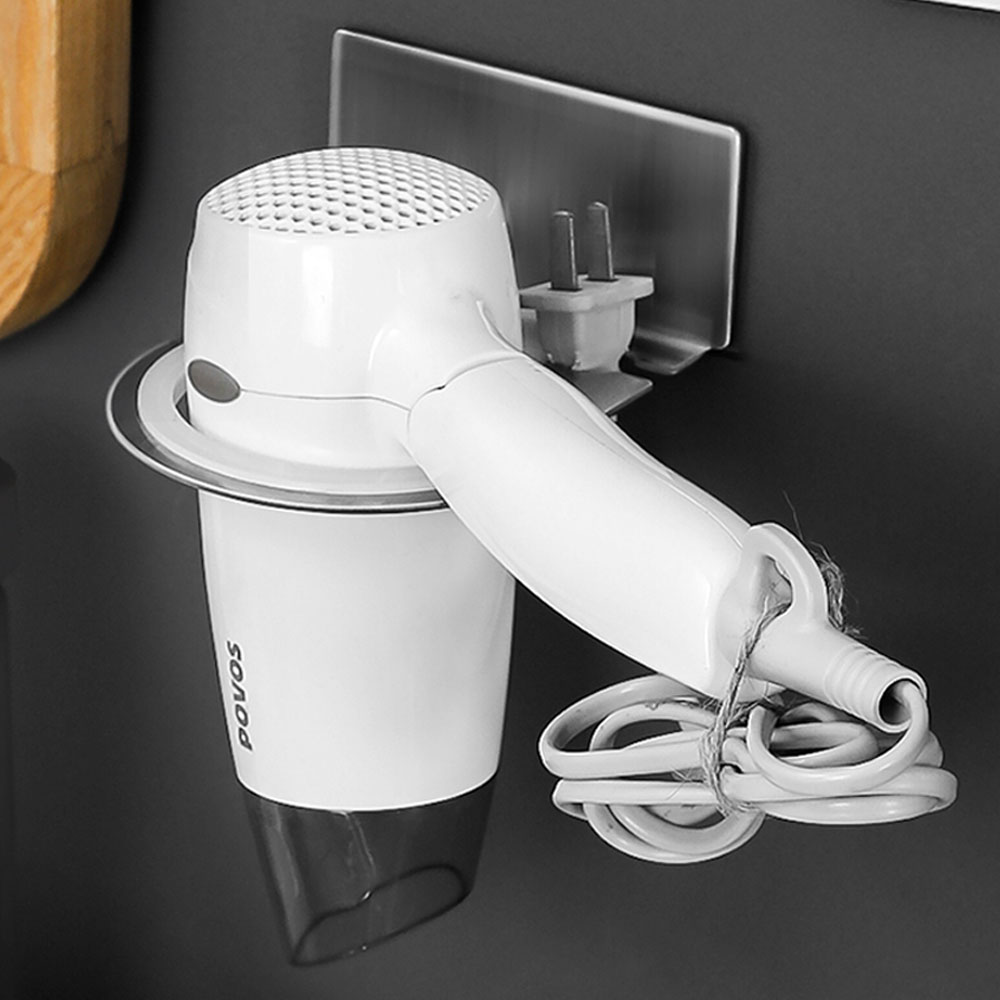 스마일컴퍼니 원형 드라이기 거치대 스텐레스 욕실용품 9,900원