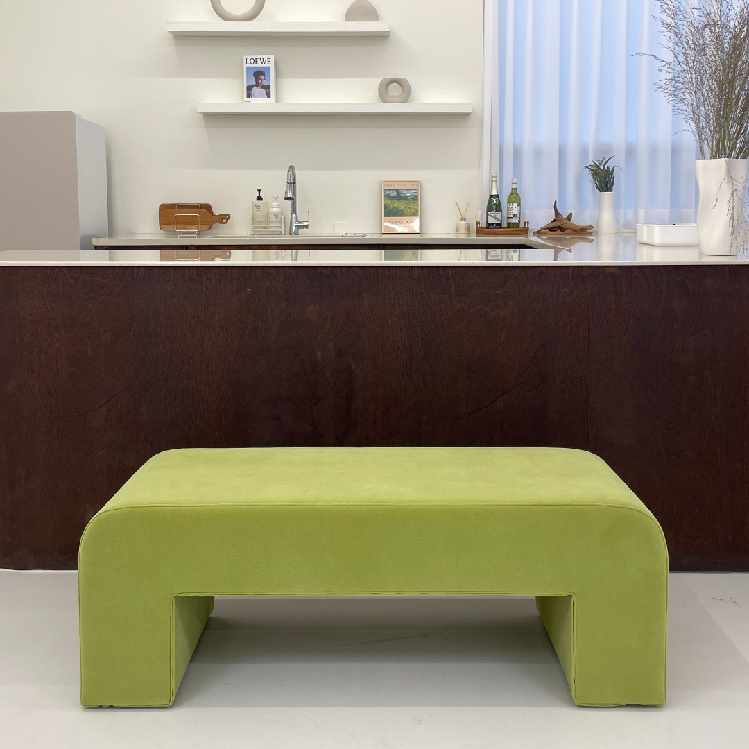 패브릭 벤치 소파 병원 카페 업소용 대기실 등받이없는 소파 스툴 230,000원