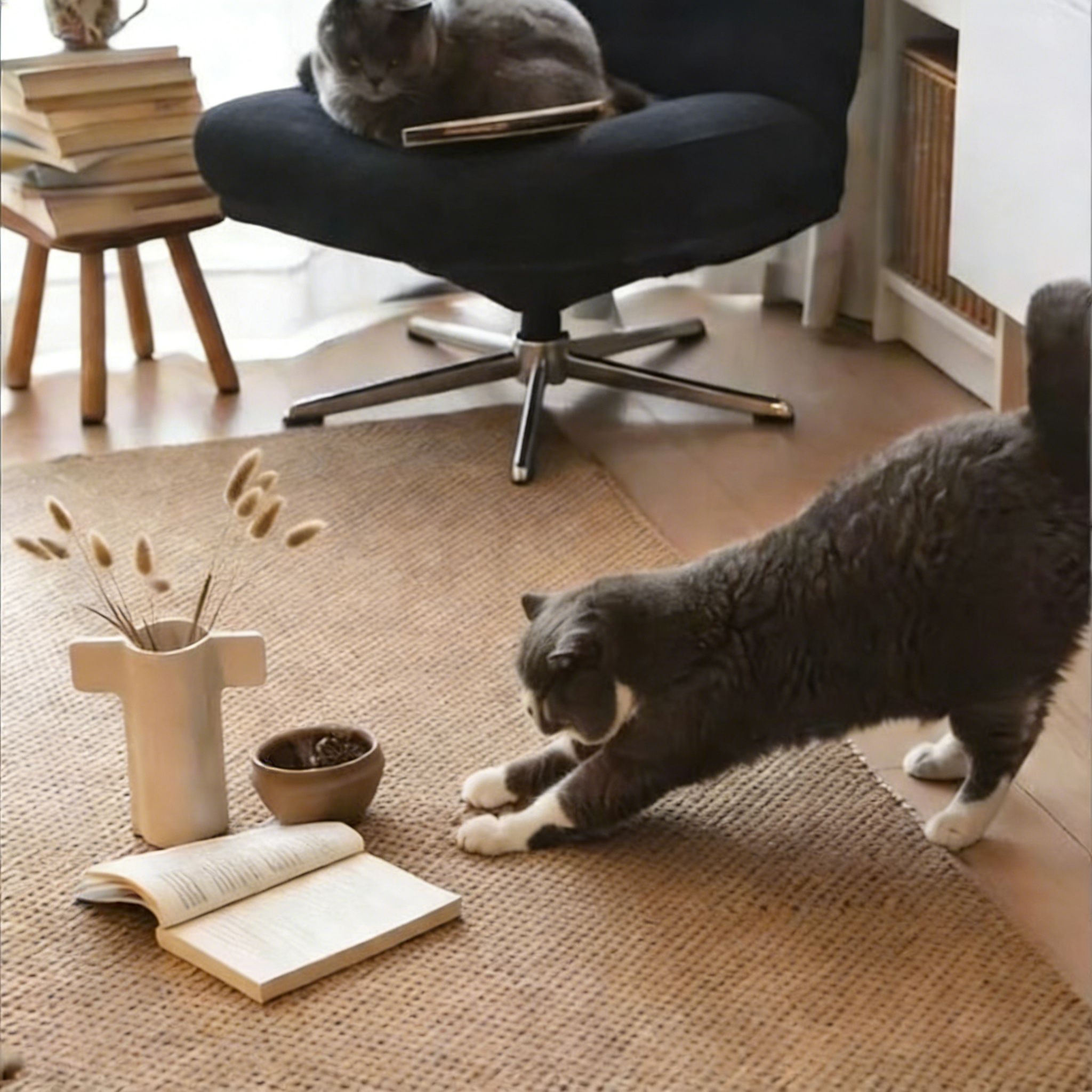 Paw냥 고양이 스크래쳐 카페트 사막화방지 워셔블 러그 11,800원