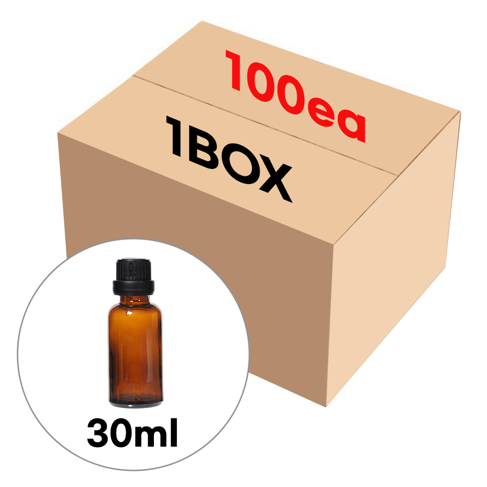 향수용기 드롭공병 브라운 블랙 뚜껑 잠금캡 30ml (1BOX 100개) 40,900원