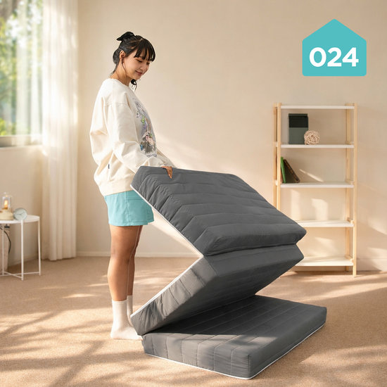 024홈 국민토퍼 3단 접이식 매트리스 푹신한 8cm 퀸 100,800원