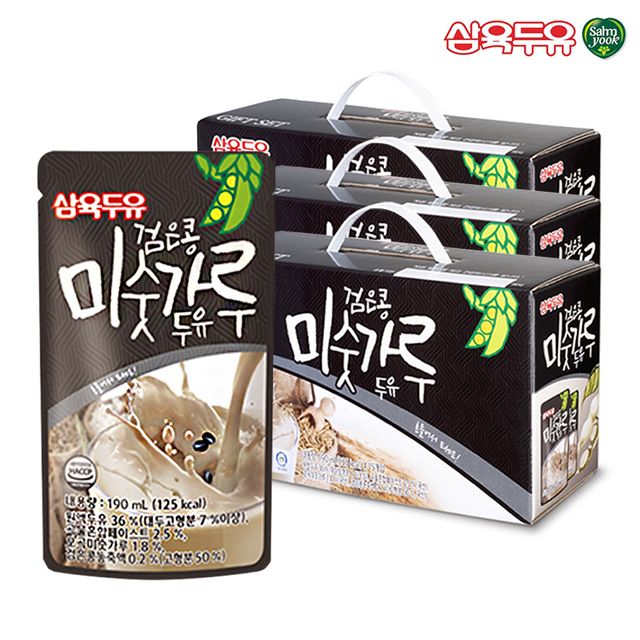 삼육두유 고소한 미숫가루 두유 파우치 27,300원