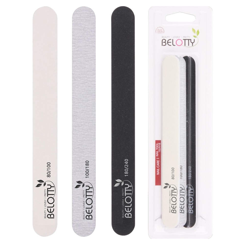 벨로티 고급 손톱샌딩 네일파일 세트, 혼합색상, 1세트, 현재가 5,600원