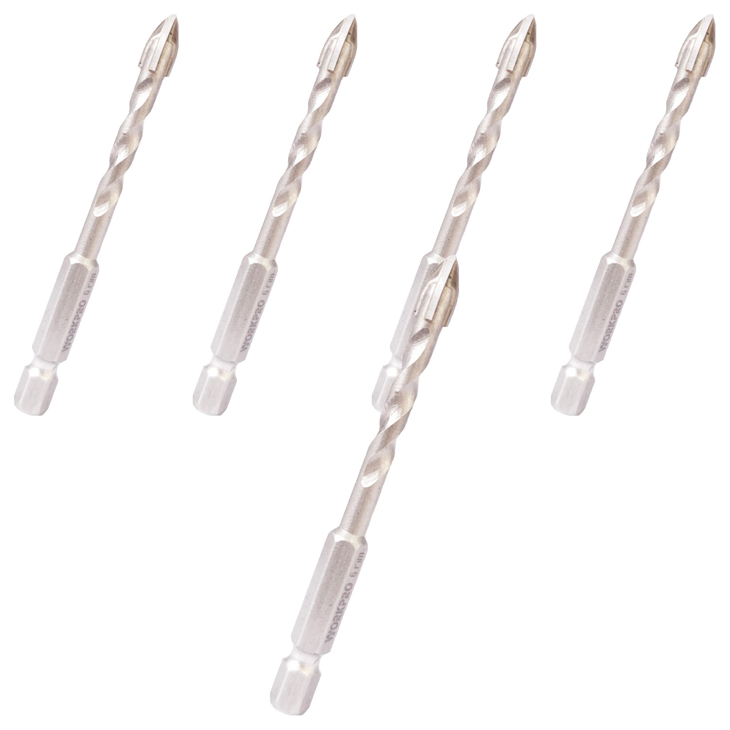 워크프로 트위스트 육각 타일 유리기리 Bit 6mm WP401041 14,950원