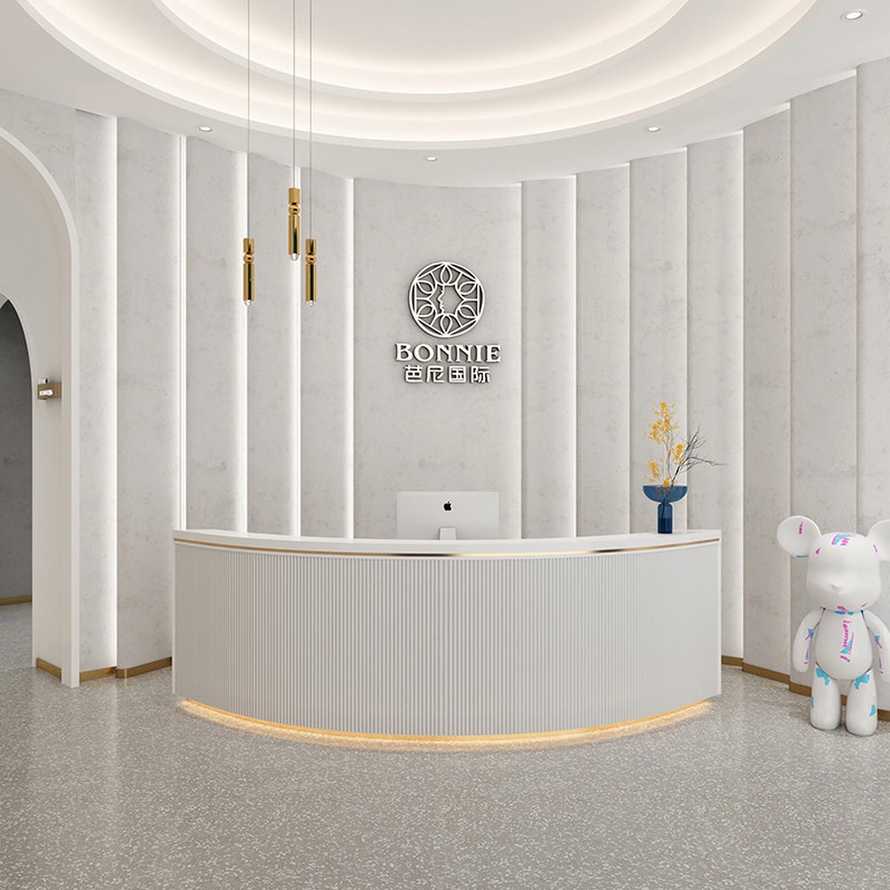 라운드 카운터 안내데스크 인포메이션 책상 프론트 1,477,700원