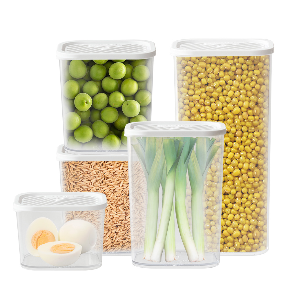 플라팜 깔끄미 냉동실 냉장고 정리용기 혼합 5종 세트, 1세트 9,700원