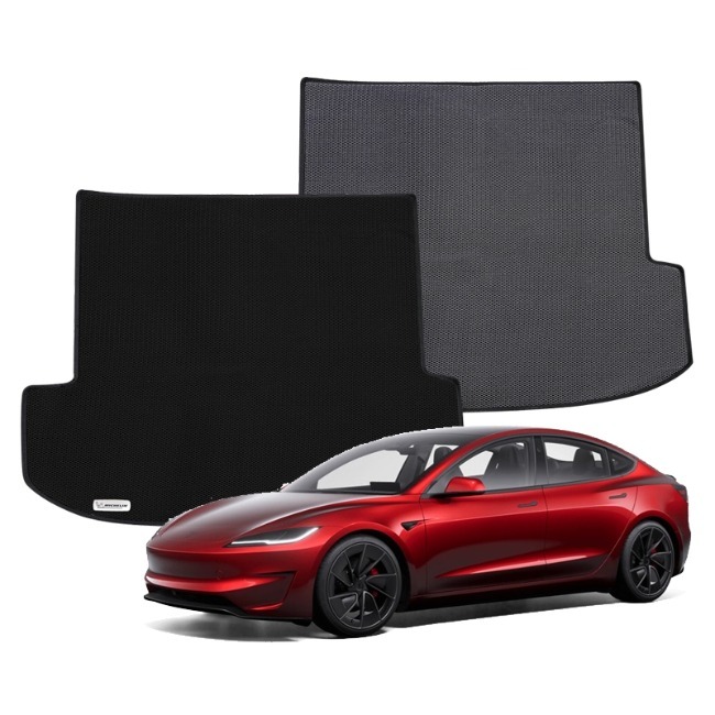 테슬라 모델3 하이랜드 (24년4월~) 미쉐린 스마트 매쉬코일 트렁크매트, 블랙, 테슬라 모델3 하이랜드 52,900원