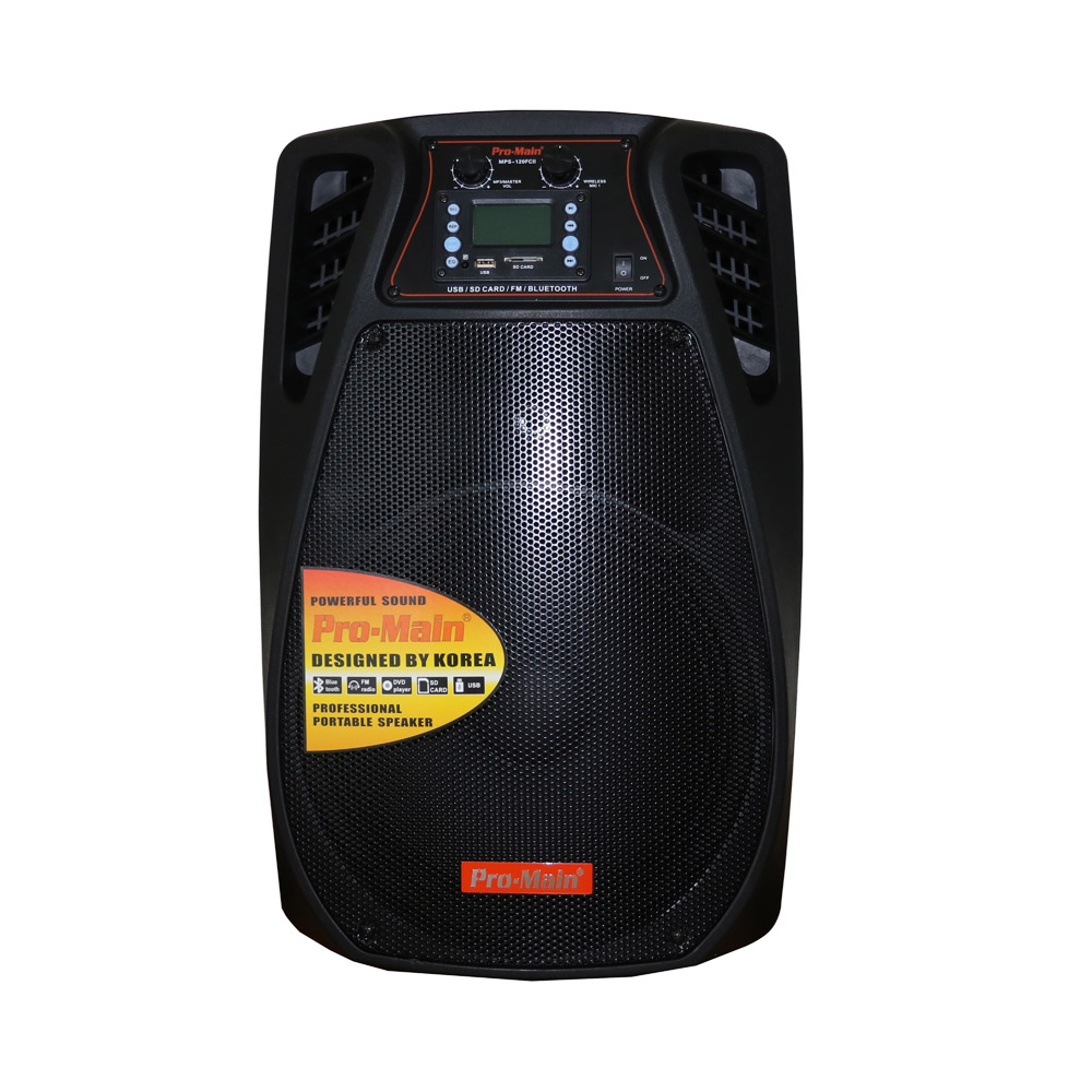 프로메인 MPS-120FCII 고출력 이동식 앰프 350W 2채널 충전식 포터블 12인치 755,000원