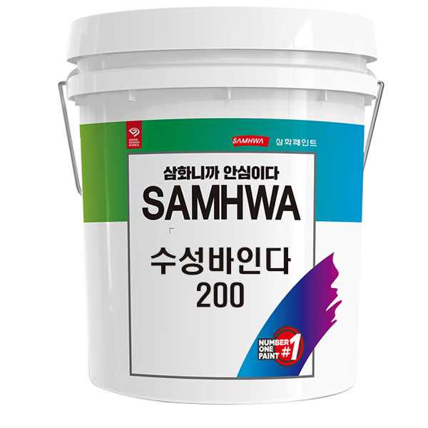 수성바인다200 삼화페인트 시멘트프라이머 콘크리트, 몰탈, 석고프라이머 내외부용 수성 프라이머, 현재가 44,000원