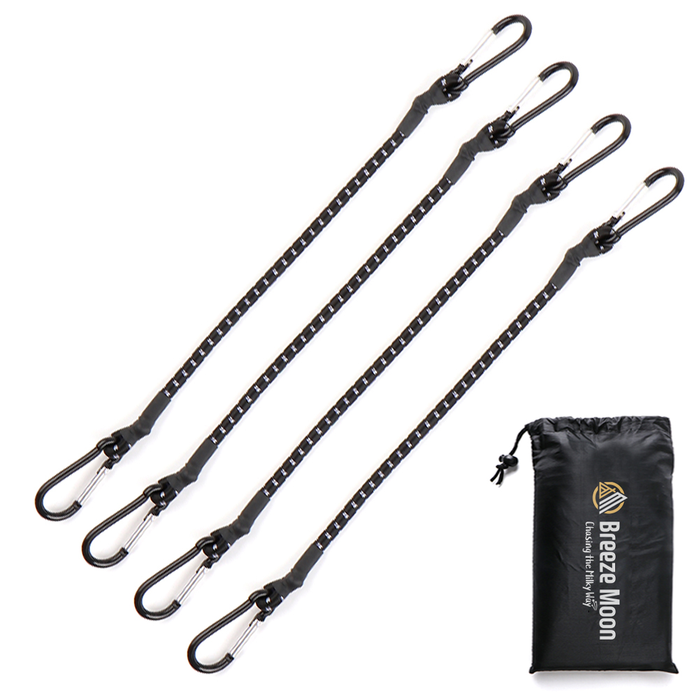브리즈문 카라비너형 스트레치 코드 4p + 보관 파우치 세트 7,500원