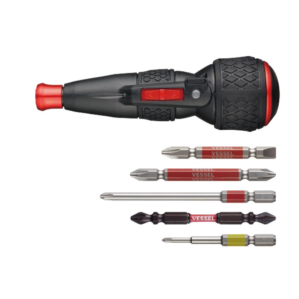 ㅇㅇㅇ베셀 전동드라이버 USB 충전 자동 수동 비트 1개 5개 세트 일자 십자 가정용 공구, 현재가 58,000원