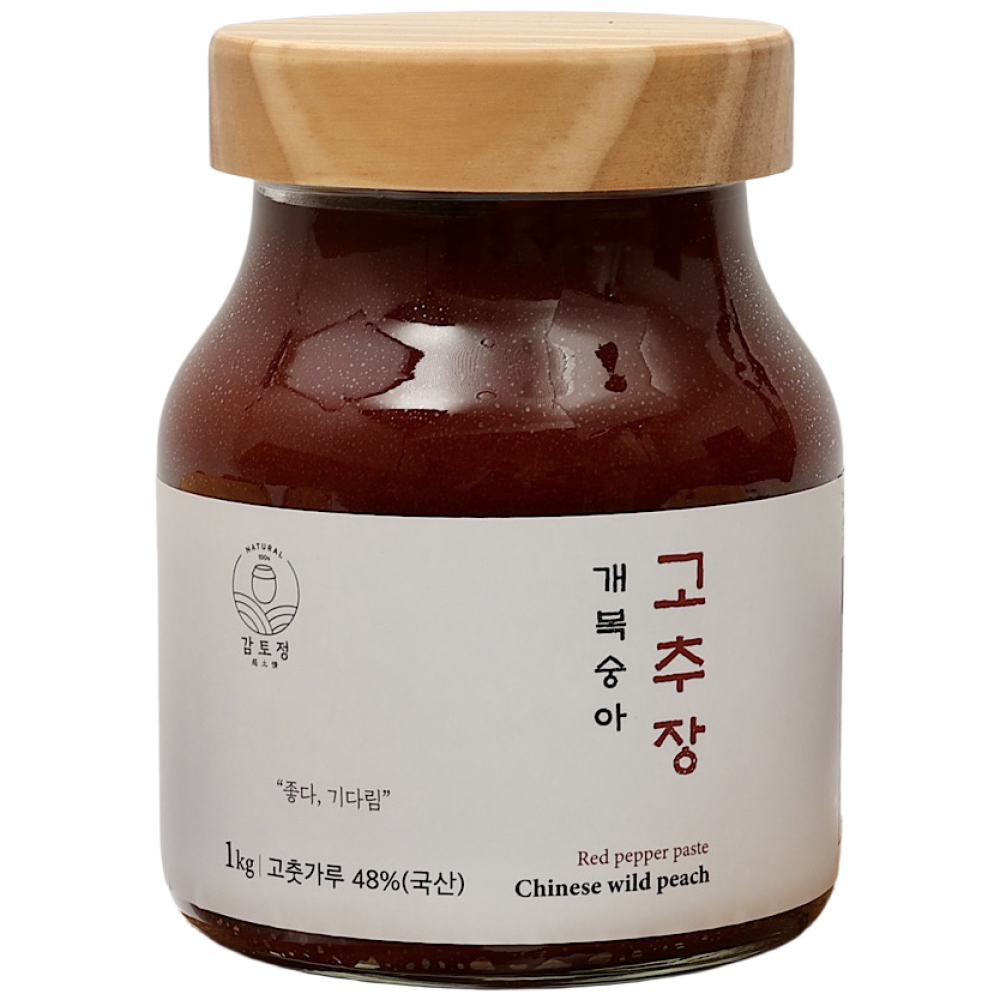(선물용)감토정 국산100% 저염  수제 전통 개복숭아 고추장 1kg 29,000원