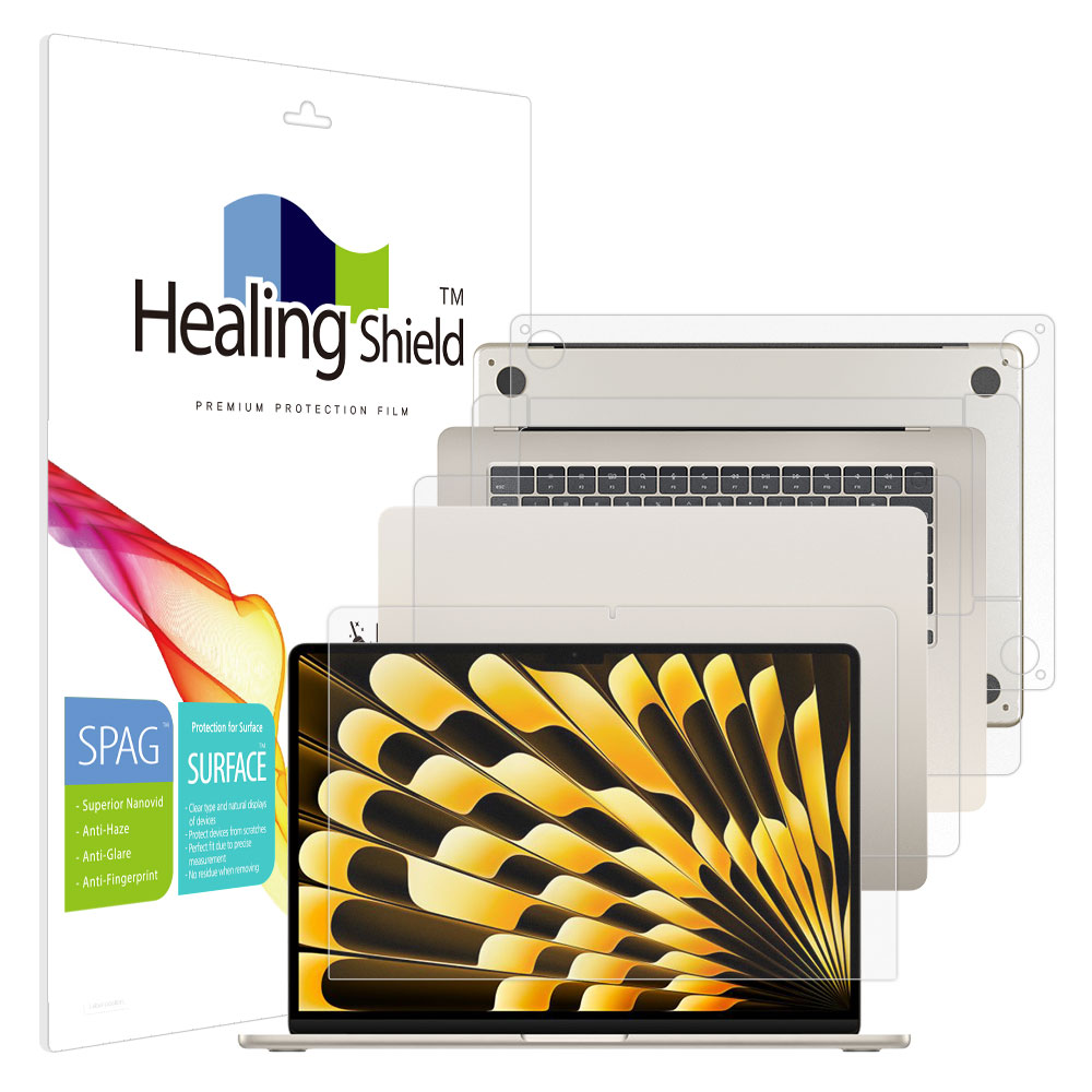 힐링쉴드 맥북에어15 M4 슈페리어 저반사 액정보호필름1매 외부3종 62,800원