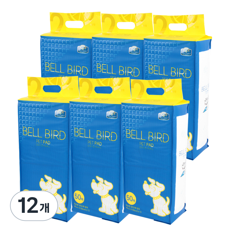 벨버드 강아지 펫패드 오리지날 레몬향, 50개입, 12개 101,760원