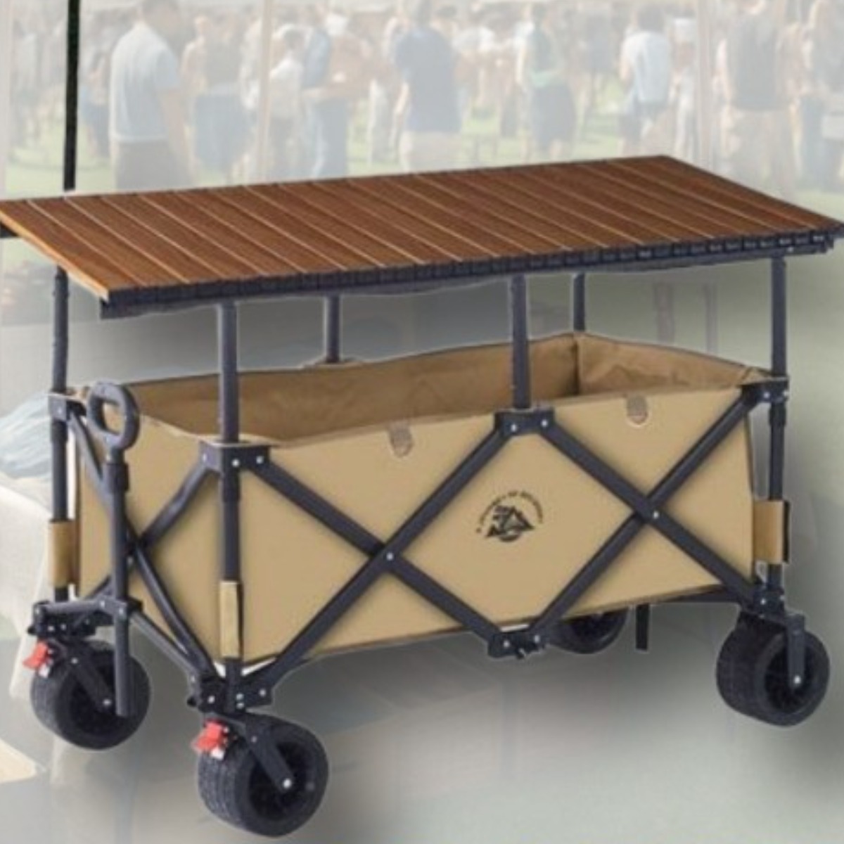 웨건핏 테이블 가판대 이동식 접이식 간편 가판대 행사장 웨건 보관함 진열대 매대 294,900원