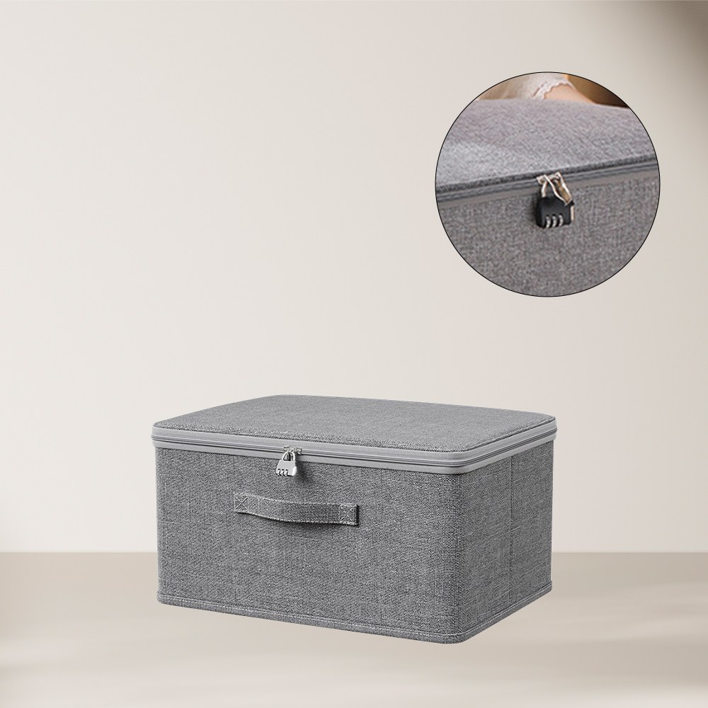 오드상회 사생활보호 자물쇠 패브릭 수납함 리빙박스 정리함 수납정리함 수납박스 옷정리함 접이식수납장 옷정리함박스 다용도보관함 12,400원