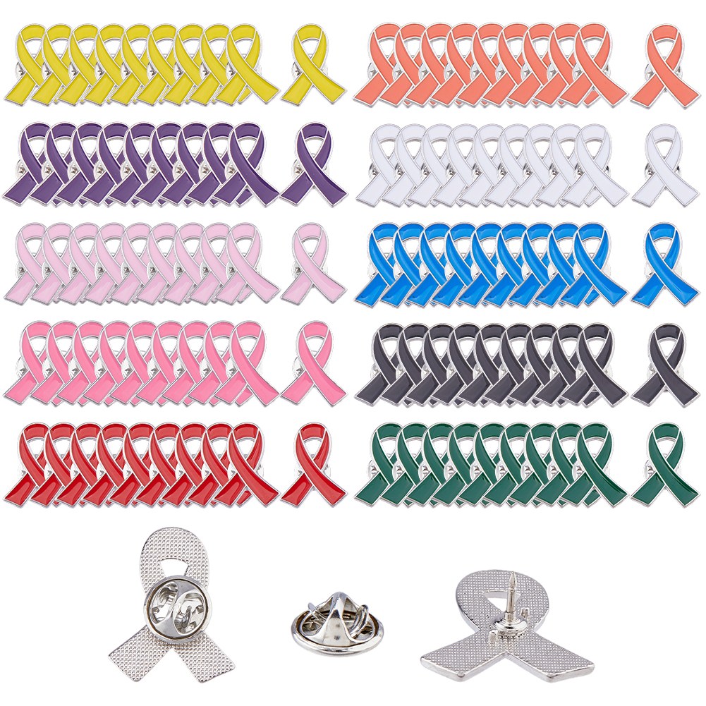 항암 의식 리본 브로치 의류 장식 격려와 축복 따뜻한 마음의 기념 25,220원