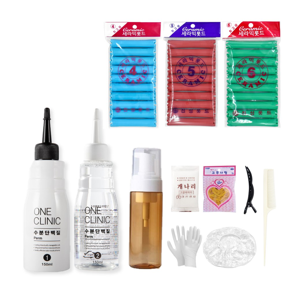 마이홈살롱 남자 셀프펌 파마세트, 1개, 내츄럴웨이브(4,5,6호) 16,800원