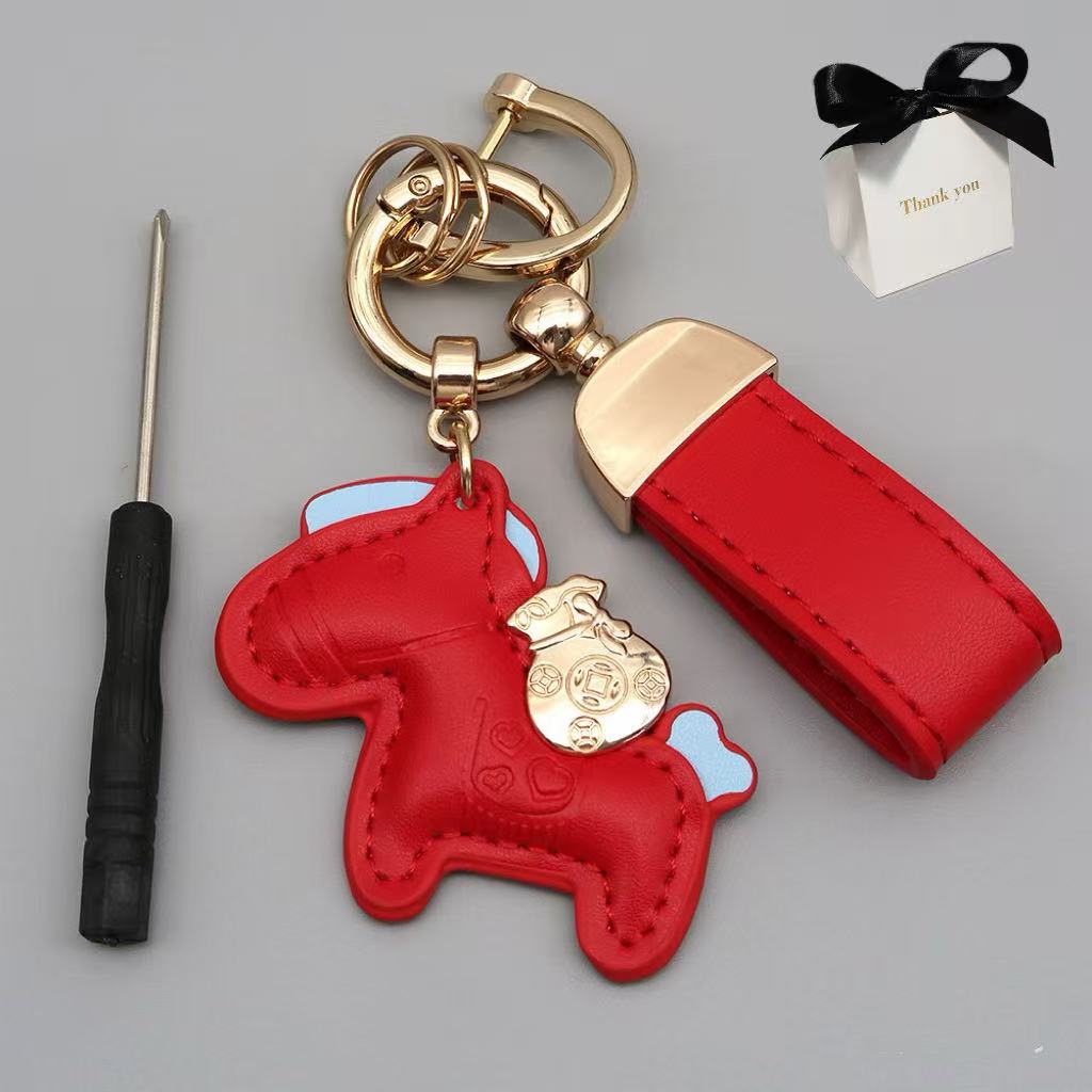 말장식 붉은말 키링 자동차 키홀더 행운키링 선물용 가방장식 5,700원