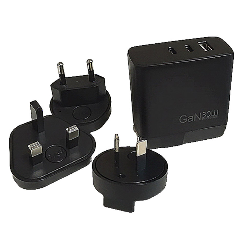 아이홈 PD 30W C타입 초고속 멀티 충전기 해외용 어댑터+해외여행 멀티 플러그, 1개, 블랙 12,500원