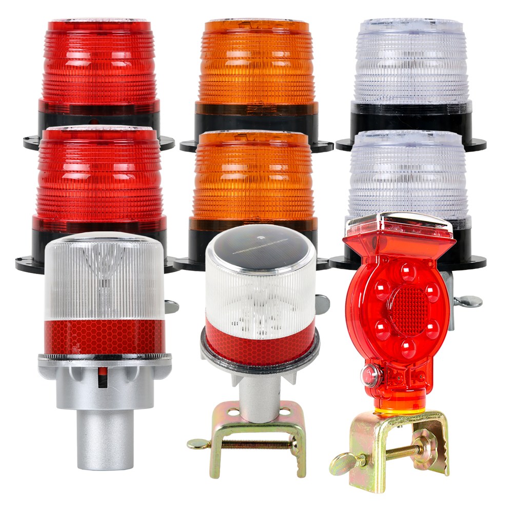 태양광 경광등 12종 LED 클램프 자석 부착형 경고등, 1개 19,800원