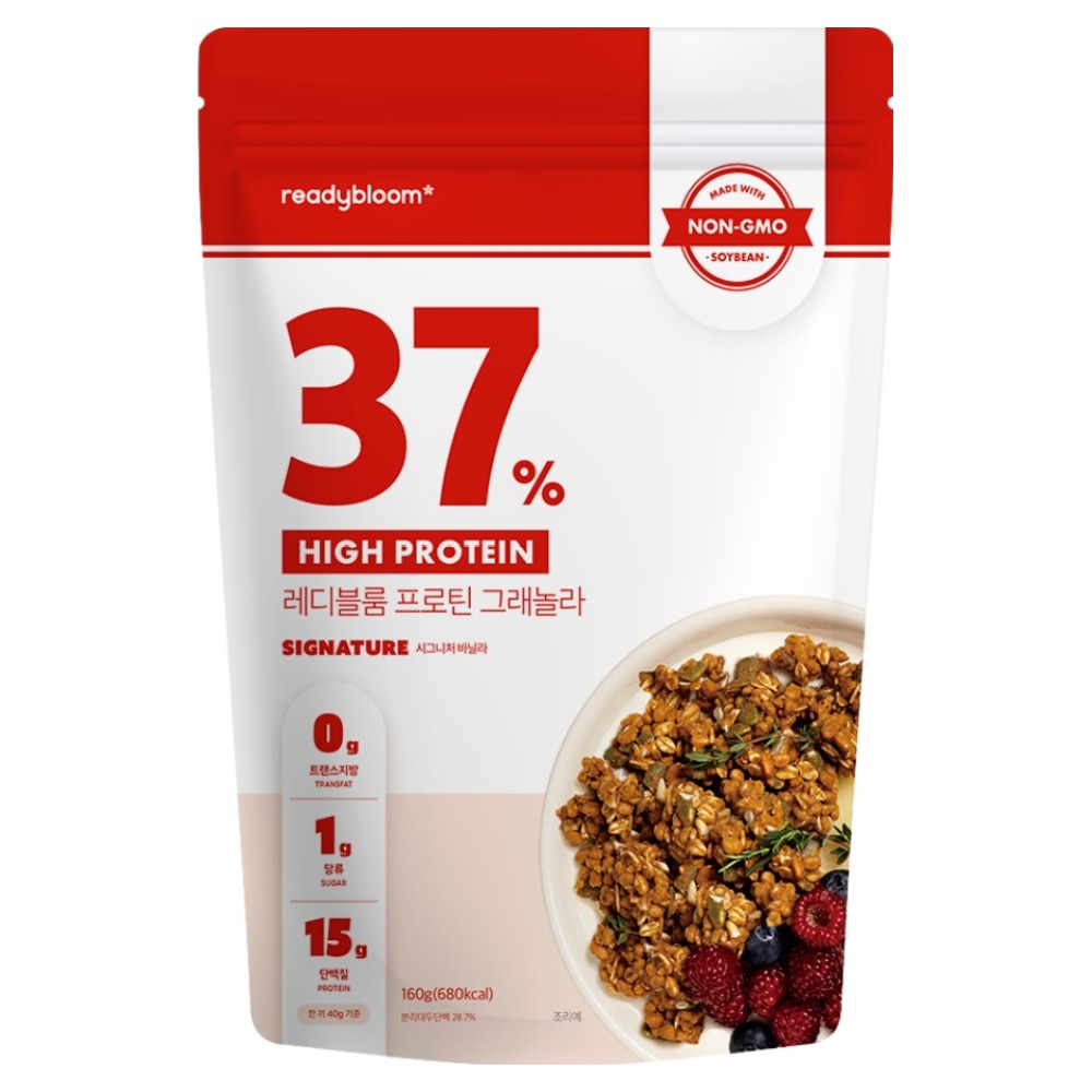 레디블룸 프로틴 그래놀라 시그니처 시리얼, 1개, 160g 12,900원