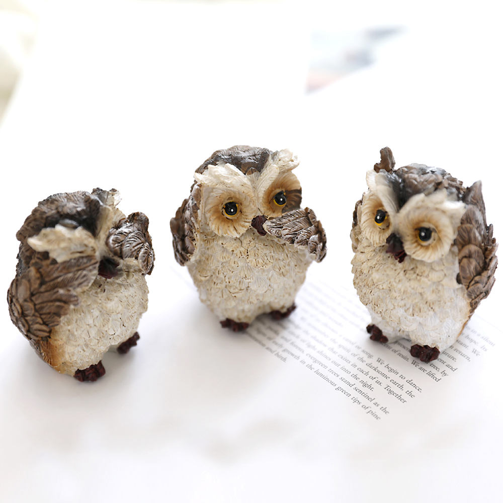 행복한마을 귀염 부엉이 선반장식 세트 11,400원