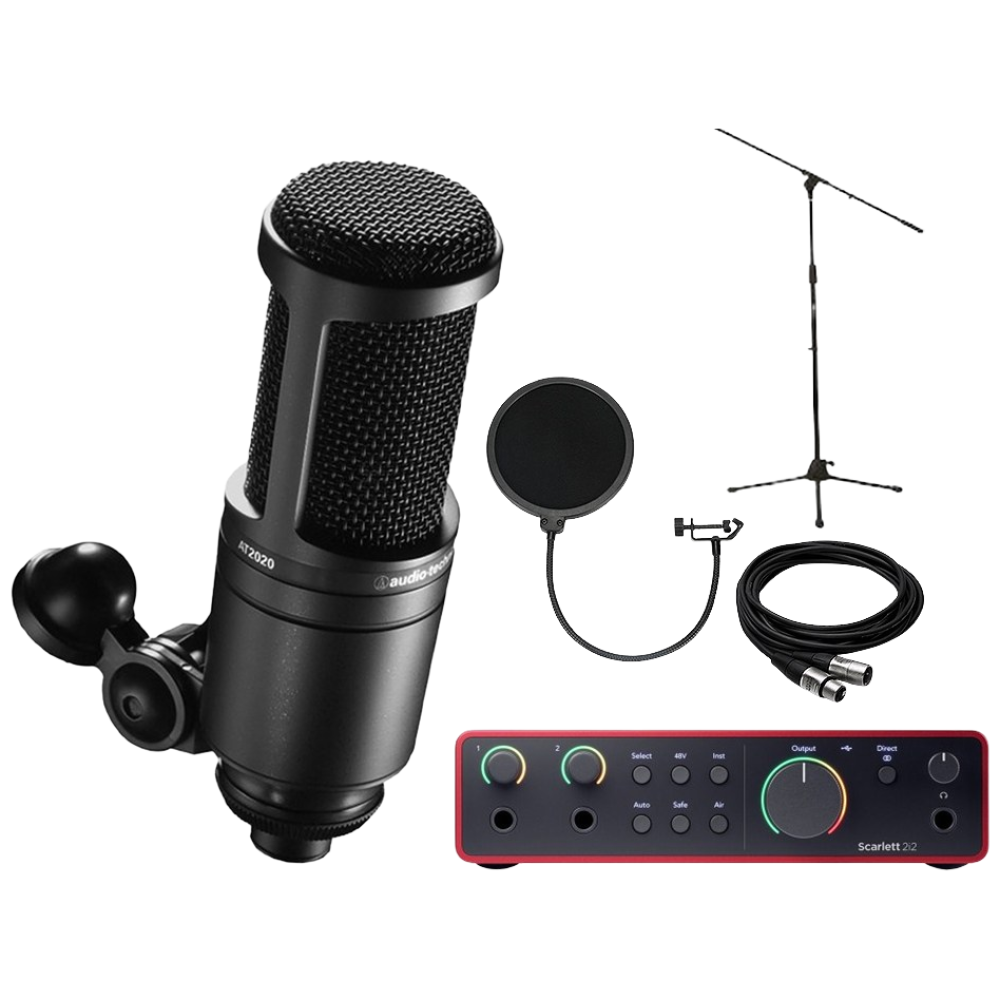 오디오테크니카 AT2020 콘덴서 마이크 포커스라이트 스칼렛 2i2 4세대 오인페 459,750원