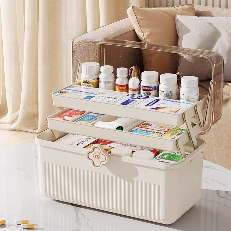 베베어스 다용도 가정용 3단 상비약 약통 보관함 케이스 구급상자 특대형 26,580원