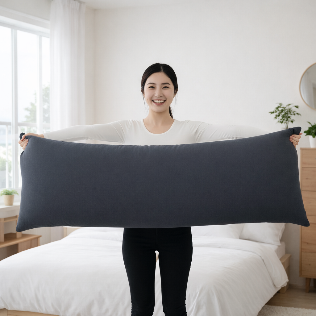 스칸디네이처 특 대형 롱 바디필로우 150cm, 차콜 그레이 34,900원