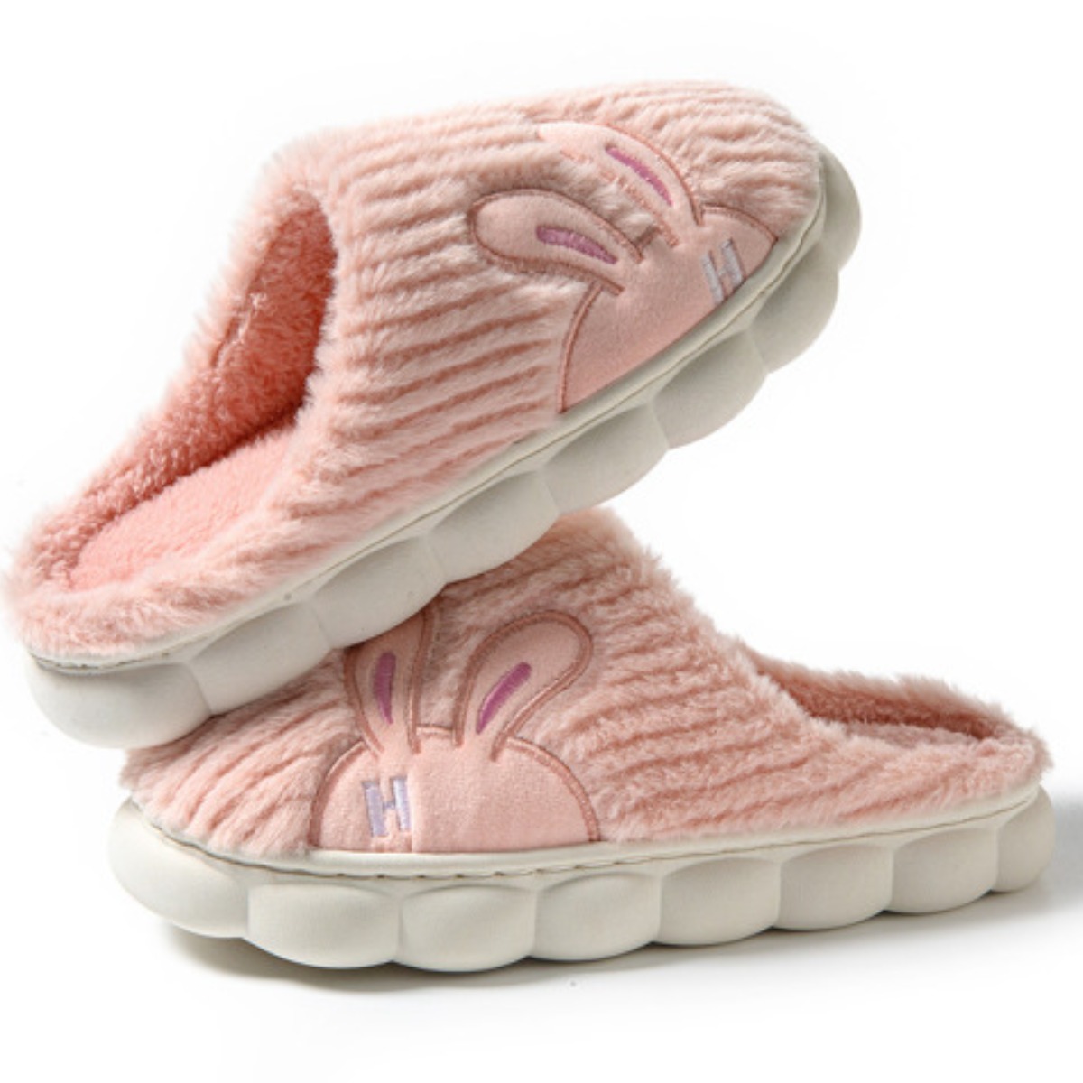 위시비아 토끼 겨울 털 슬리퍼 6,900원