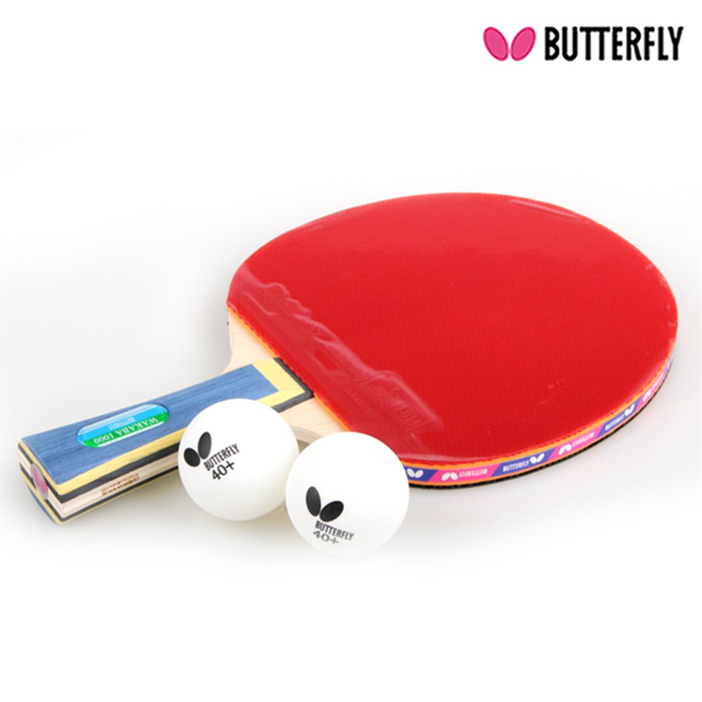 버터플라이 탁구라켓 쉐이크 뉴 와카바 1000 탁구채 + 공 32,000원