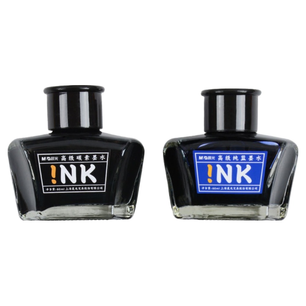 엠앤지 프리미엄 잉크 2종 세트, 카본 블랙, 퓨어 블루, 1세트 17,800원