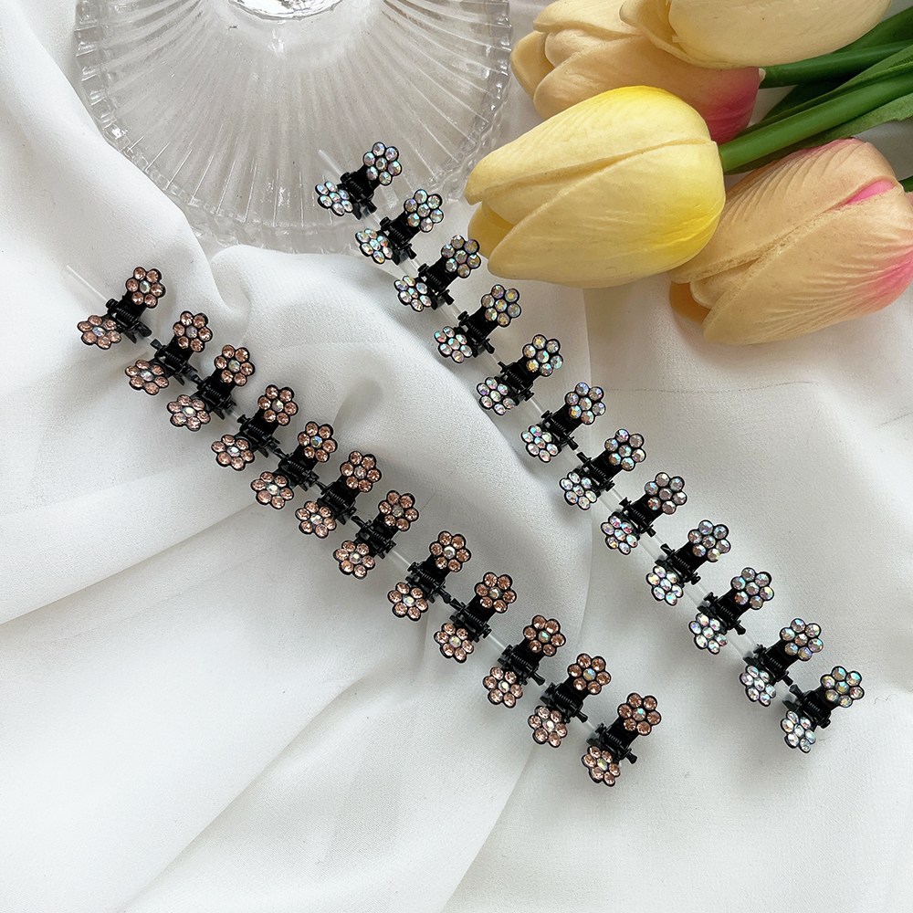 미다미 [12P파우치세트] 어뉴 12P 미니 캐스팅 집게핀(화이트/피치) 9,900원