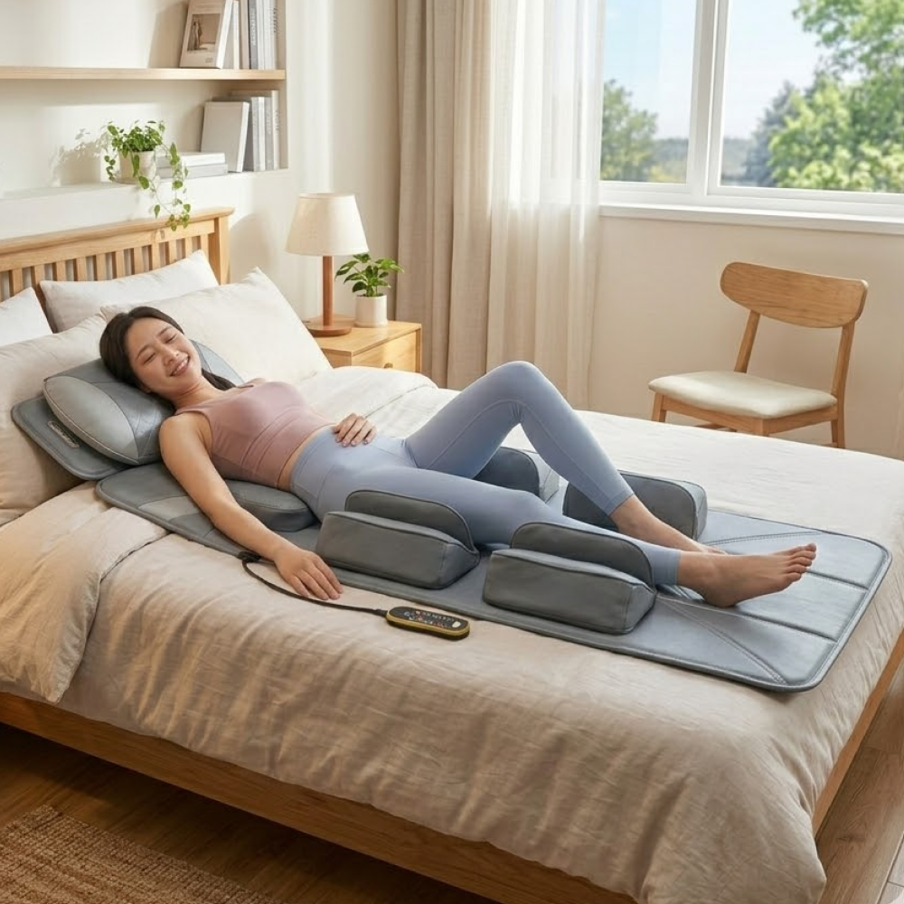 리폴드 전신 온열 안마매트 마사지 안마기 매트 스트레칭 에어 안마, 혼합색상, CD9 285,000원