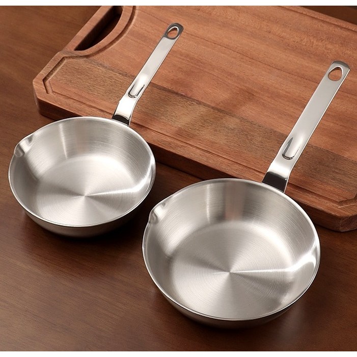 글로벌 JNP [스텐 316] 통3중 인덕션 올스텐 미니 프라이팬 14cm+16cm 2종세트 36,800원