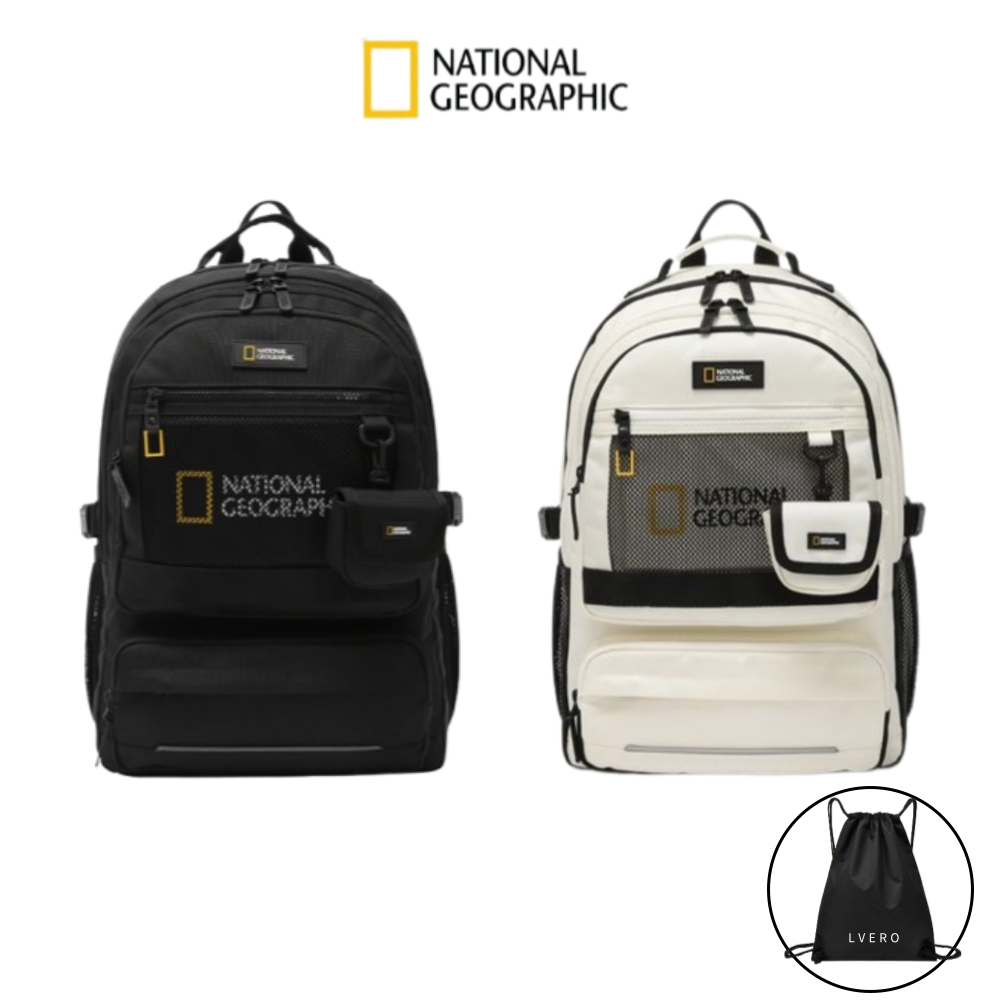 2024 내셔널지오그래픽 백팩 중학생 고등학생 책가방 신학기 학생가방 노트북 수납 + 르베로 보조가방 세트 149,000원