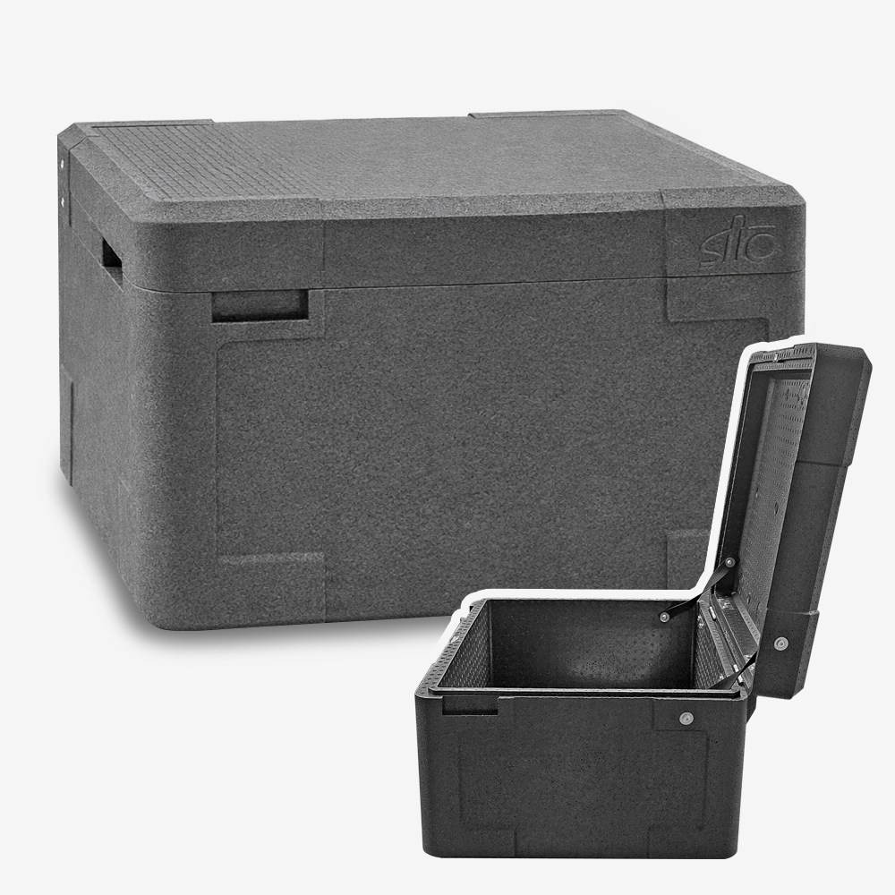 SHC 오토바이 EPP 2.5KG 초경량 배달가방 자석 피자 버거 배달통, 블랙 140,000원