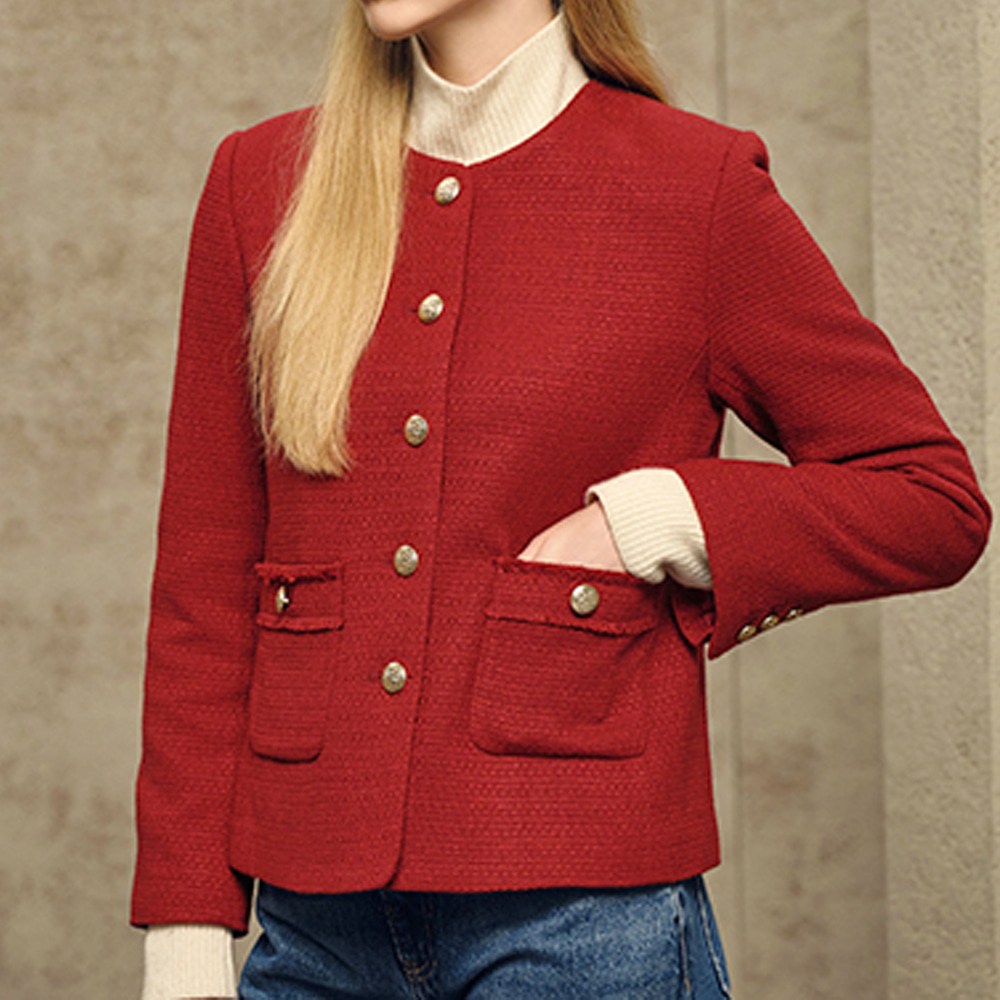 꼬모노보 트위드 자켓 (55~88 size) 66,900원