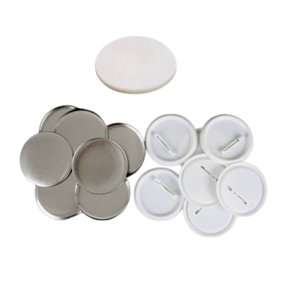 JIBAIHUO 뱃지만들기 버튼 메이커 기계 25MM-58MM DIY 배지 세트 핀 제작 100-500Pcs 부품 + 원형 커터 프레스 18,400원
