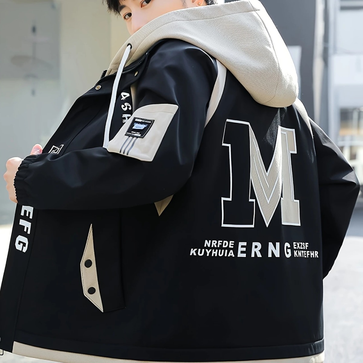 KACO 프레피 후드 재킷 바람막이 남성 점퍼 자켓 아우터 봄 가을 44,800원