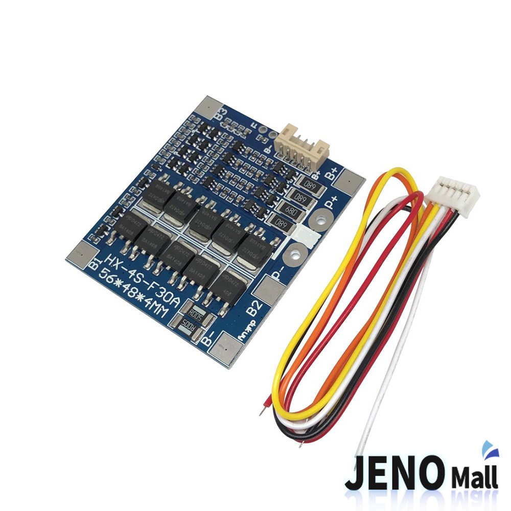 BMS 배터리 보호회로 리튬 인산철 셀밸런스 4S 30A (HAP1220), 1개 5,400원