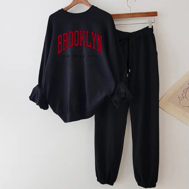 탑트레일 브루클린 셋업 긴팔 긴바지 간절기맨투맨 츄리닝세트 트레이닝복 빅사이즈 오버사이즈 오버핏 25,900원